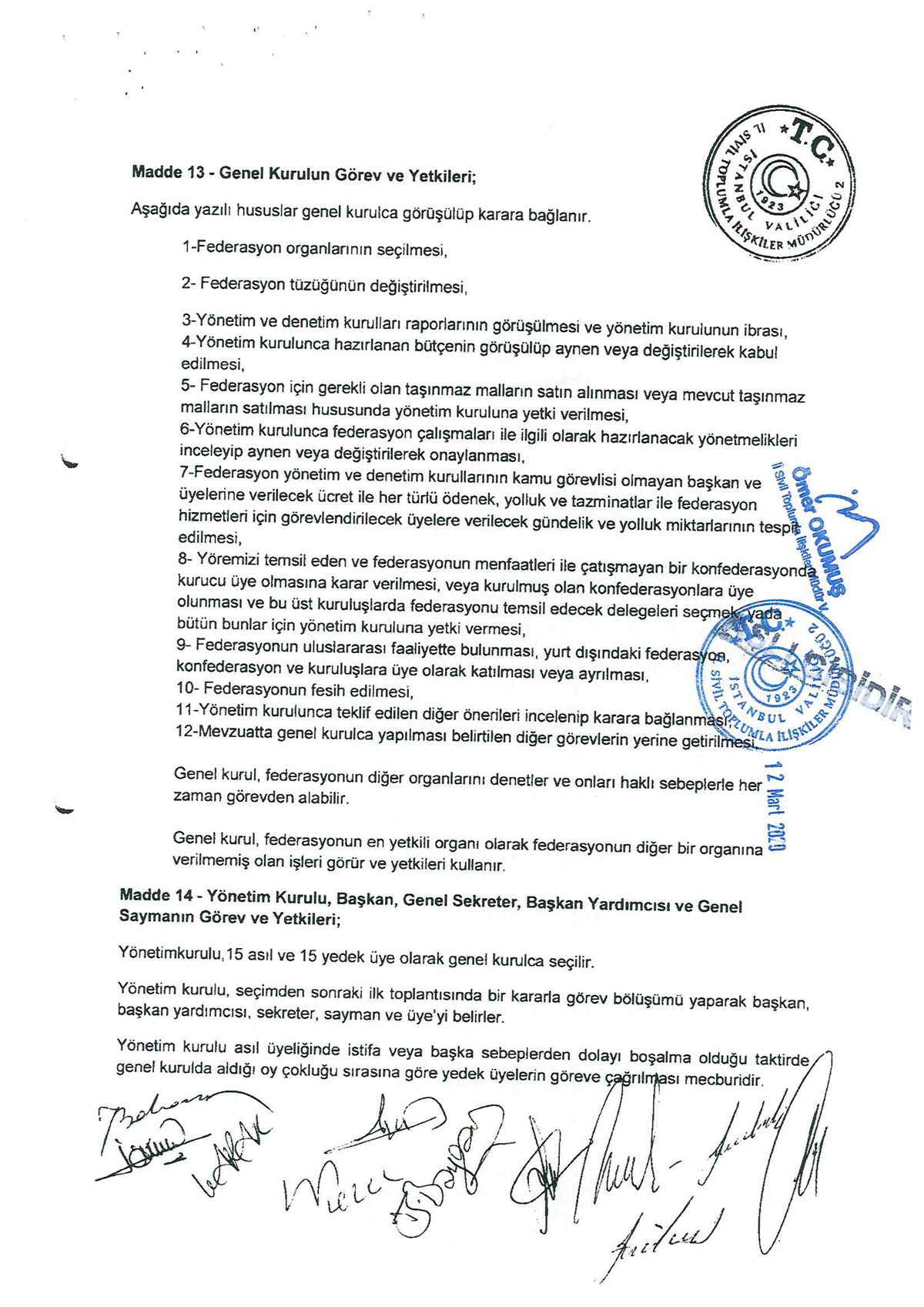 Federasyon Tüzüğü - Sayfa 8