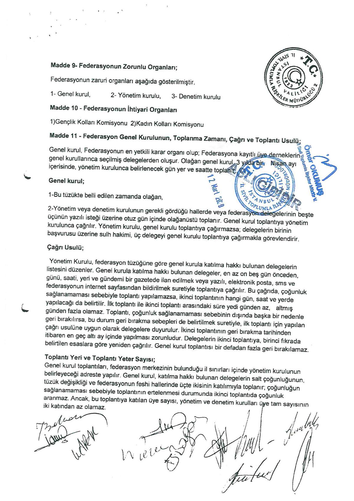 Federasyon Tüzüğü - Sayfa 6