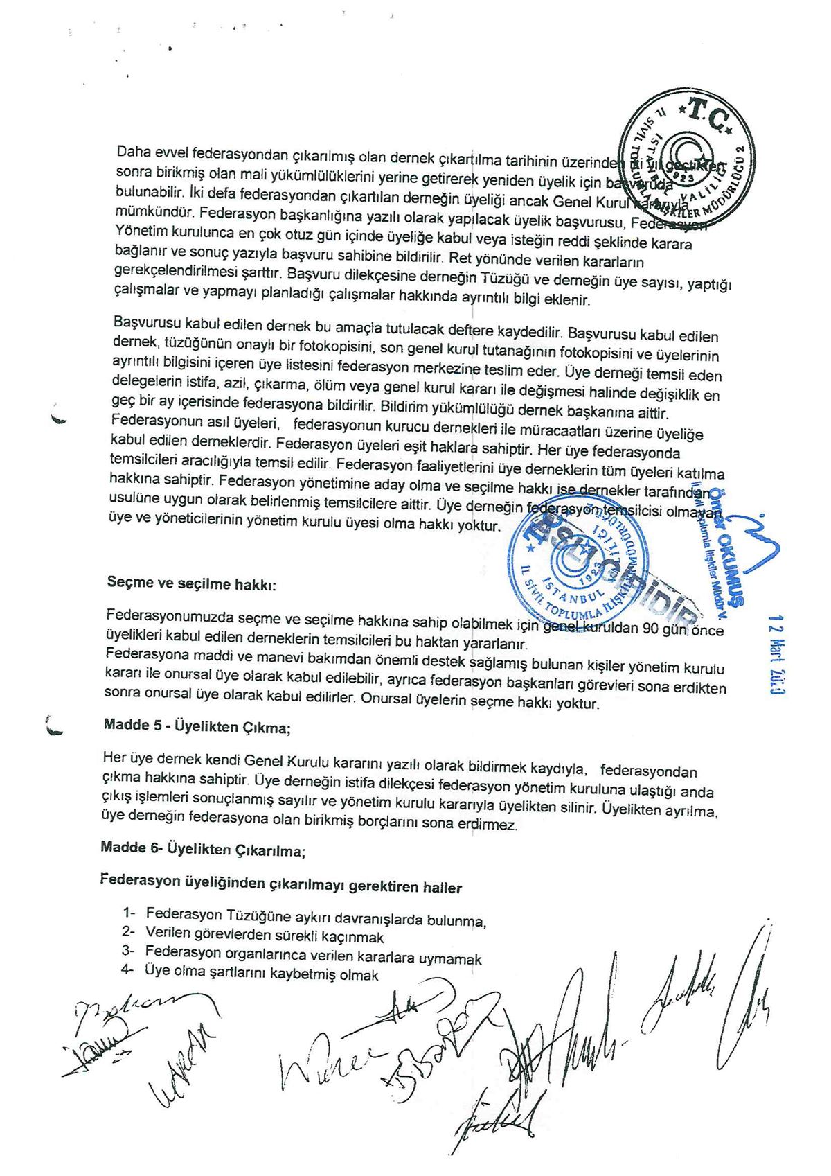 Federasyon Tüzüğü - Sayfa 4