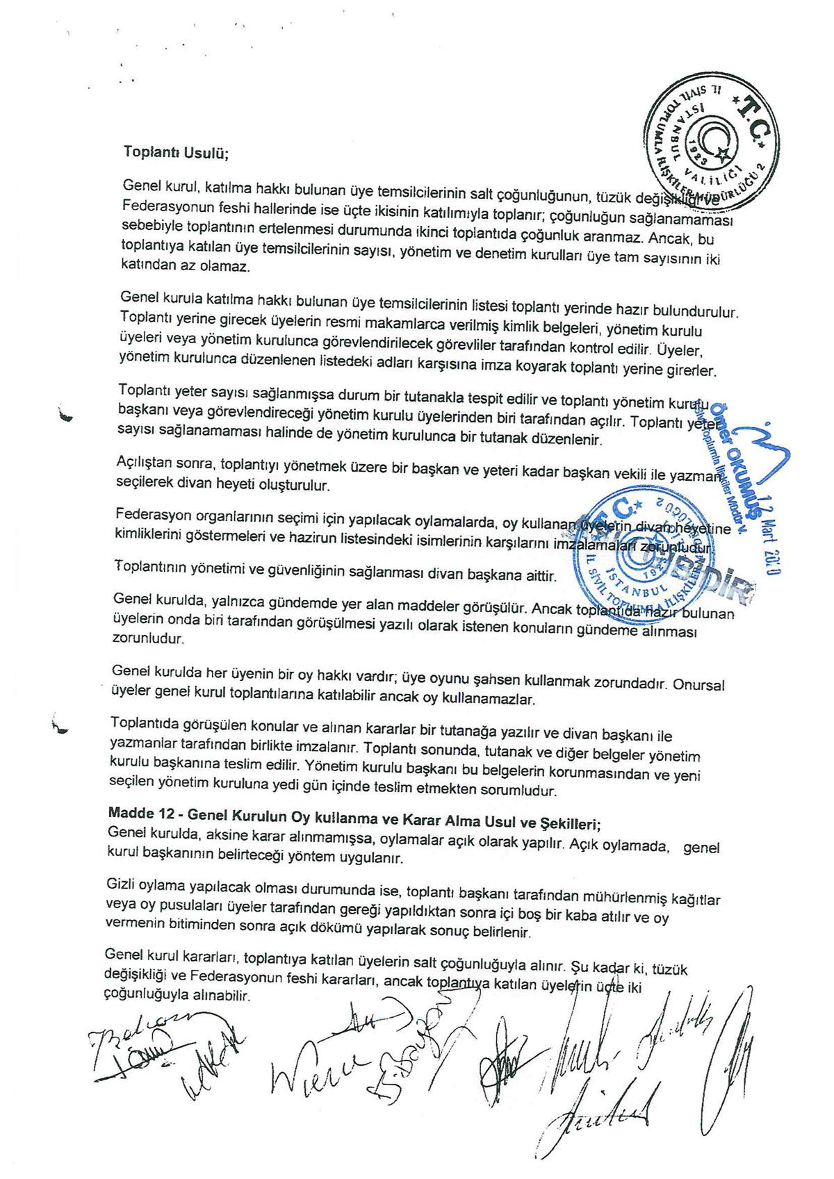Federasyon Tüzüğü - Sayfa 7