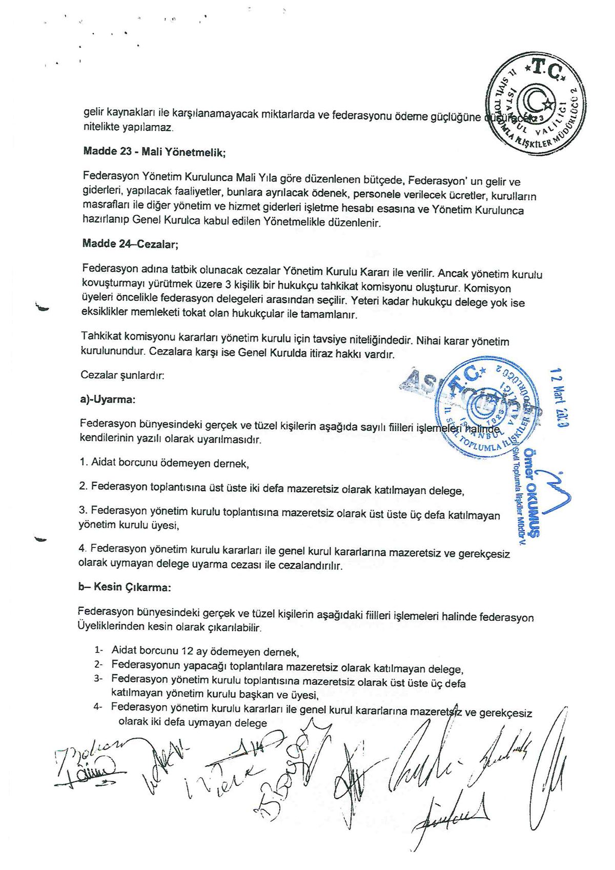 Federasyon Tüzüğü - Sayfa 15