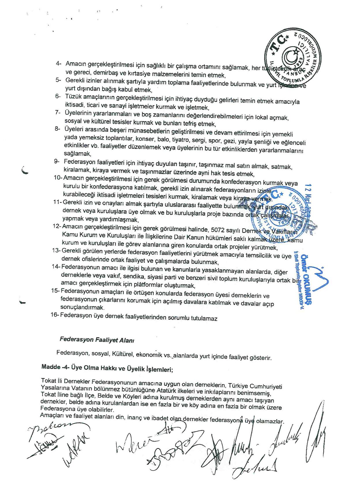Federasyon Tüzüğü - Sayfa 3
