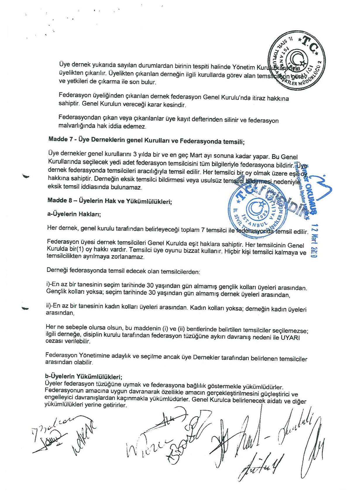 Federasyon Tüzüğü - Sayfa 5