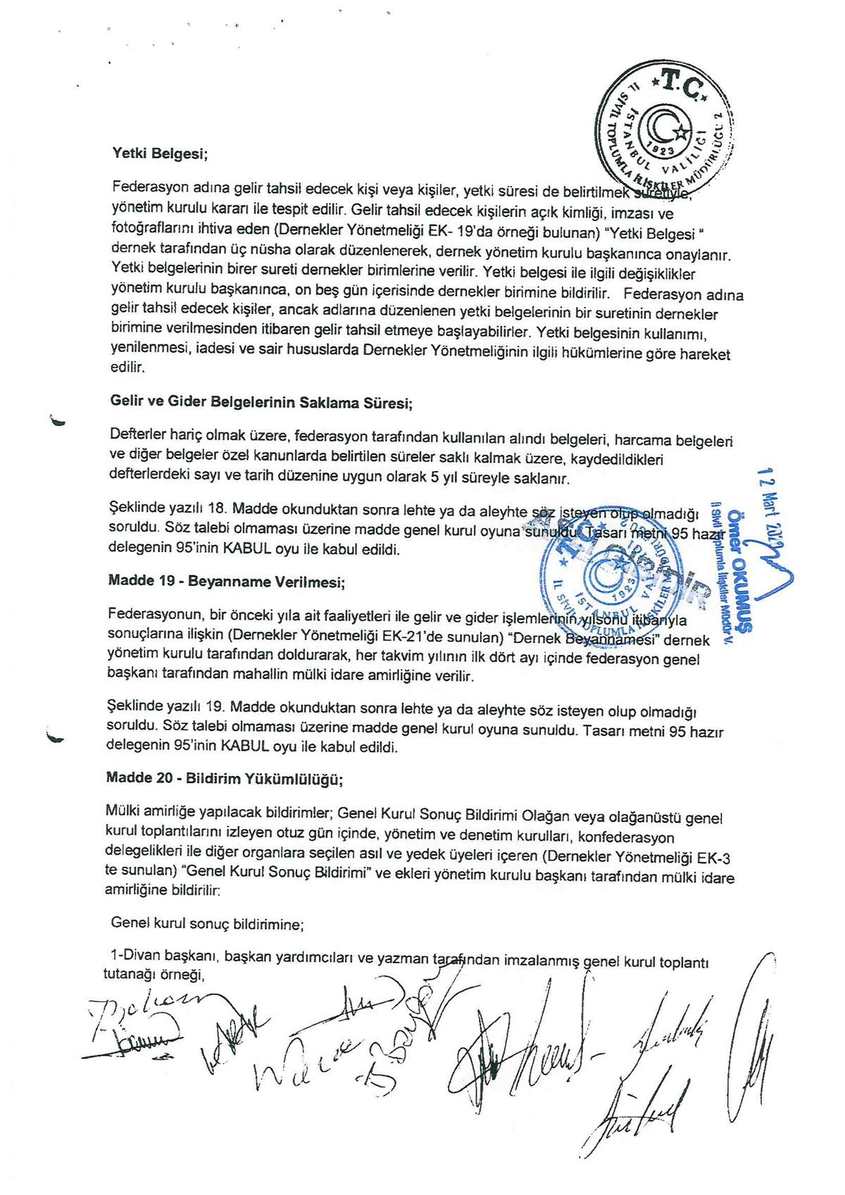 Federasyon Tüzüğü - Sayfa 13